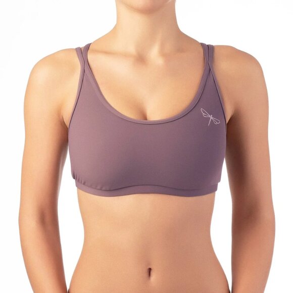 EUC Dragonfly Sports Bra Pole Top - Lilac,  Size S - Picture 1 of 6
